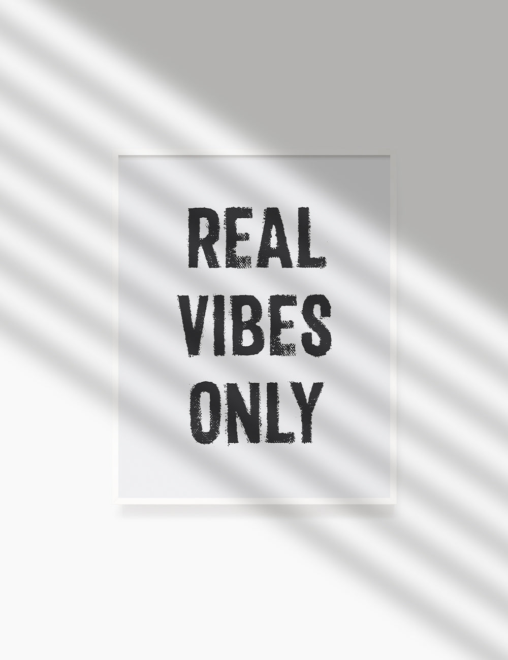 REAL VIBES ONLY. Authenticity Quote. Printable Poster. Printable Wall Art Quote. - PAPER MOON Art & Design