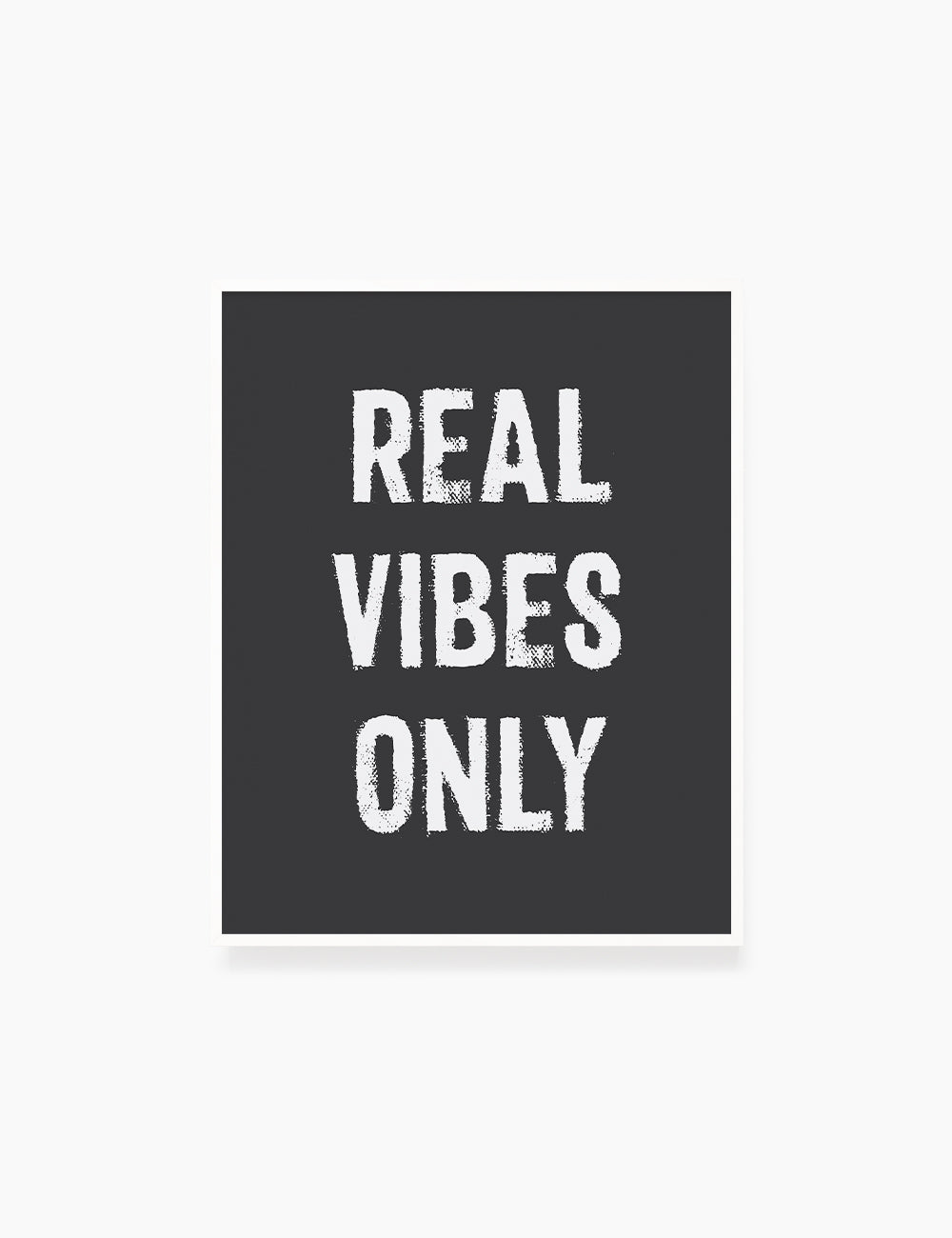 REAL VIBES ONLY. Authenticity Quote. Printable Poster. Printable Wall Art Quote. - PAPER MOON Art & Design