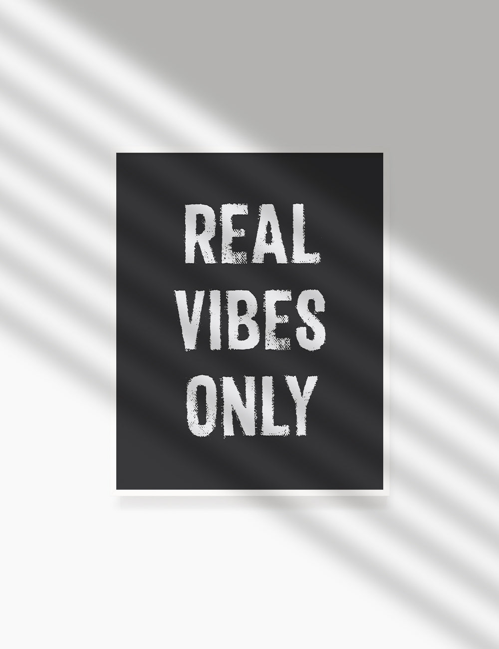 REAL VIBES ONLY. Authenticity Quote. Printable Poster. Printable Wall Art Quote. - PAPER MOON Art & Design