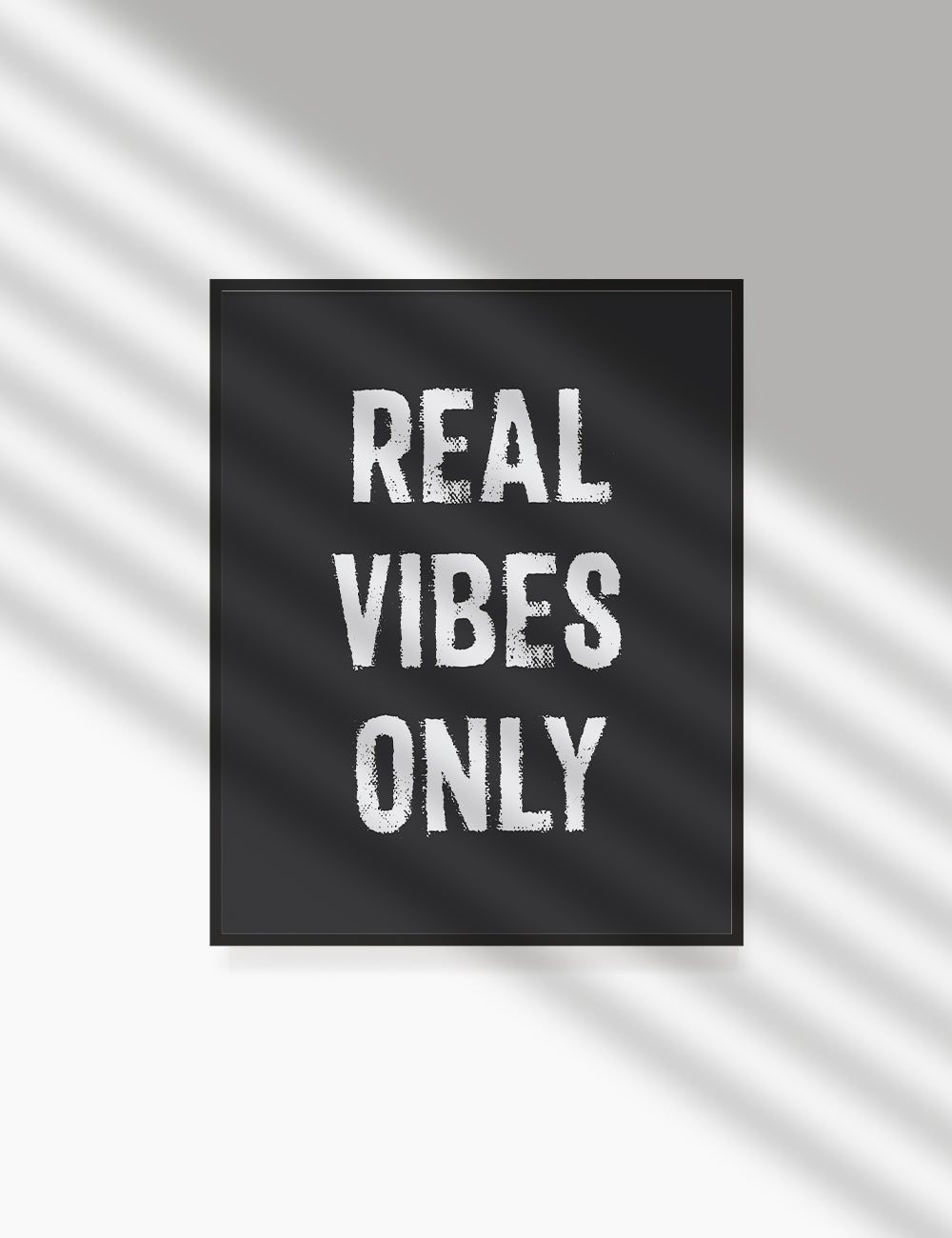 REAL VIBES ONLY. Authenticity Quote. Printable Poster. Printable Wall Art Quote. - PAPER MOON Art & Design