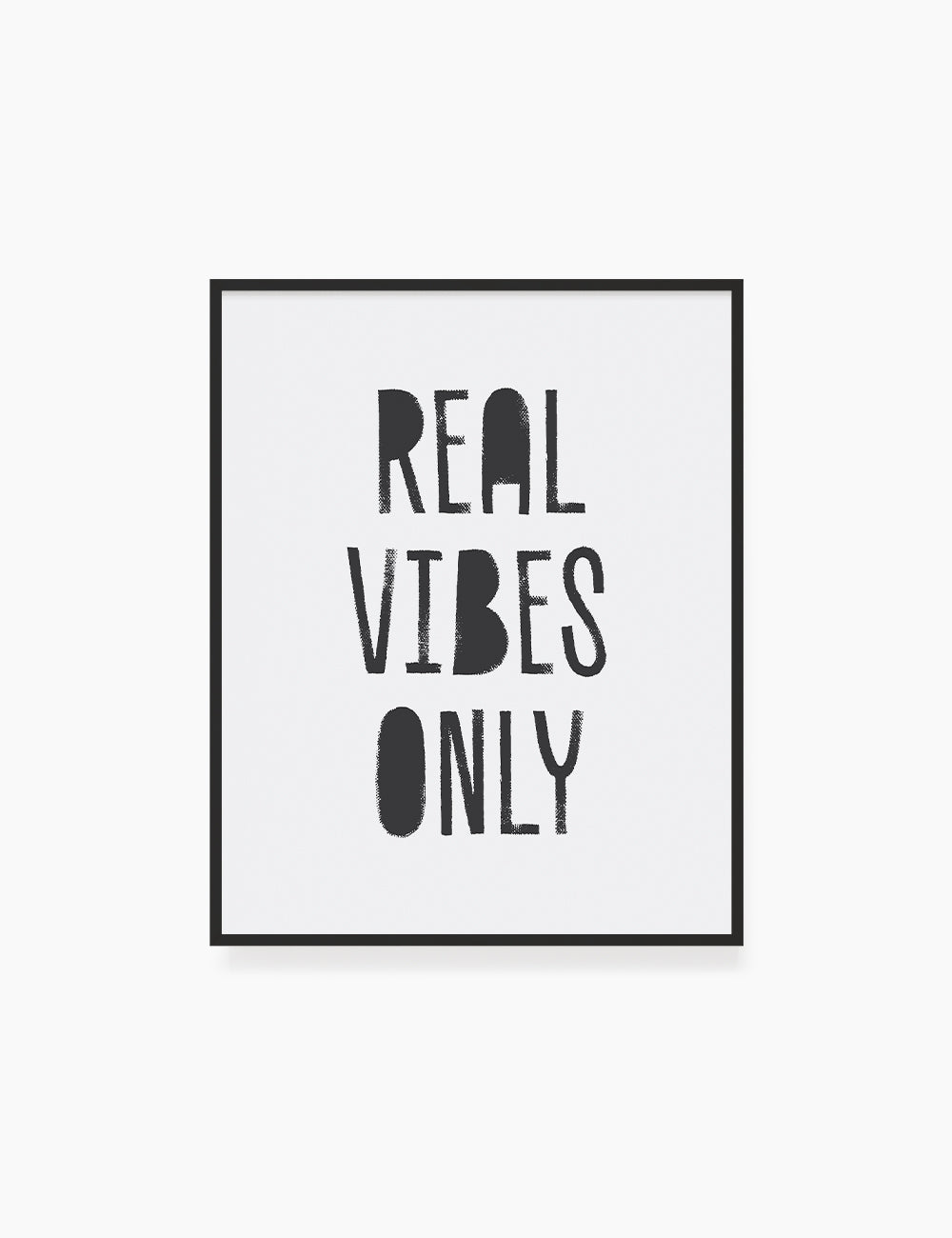 REAL VIBES ONLY. Authenticity Quote. Printable Poster. Printable Wall Art Quote. - PAPER MOON Art & Design