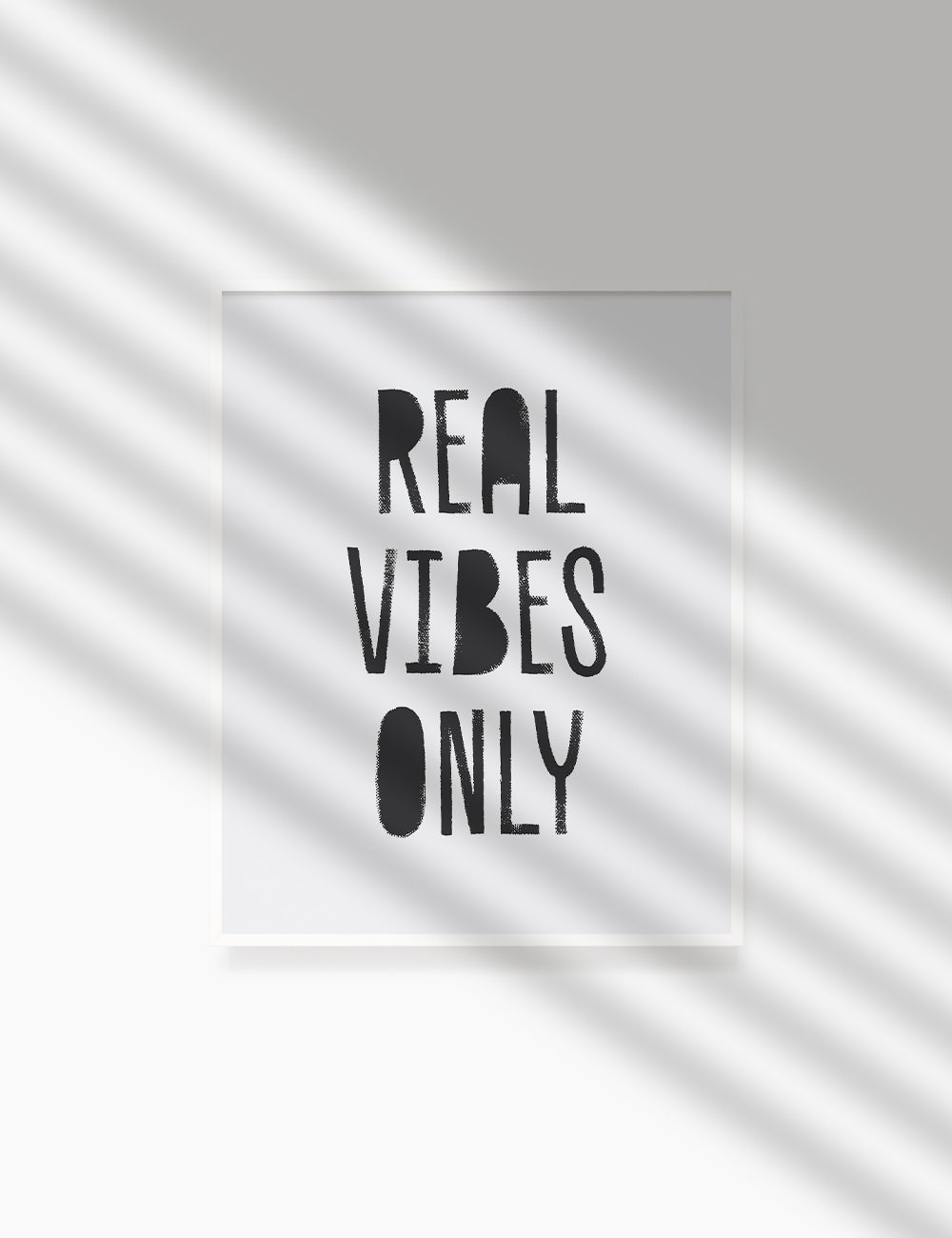 REAL VIBES ONLY. Authenticity Quote. Printable Poster. Printable Wall Art Quote. - PAPER MOON Art & Design