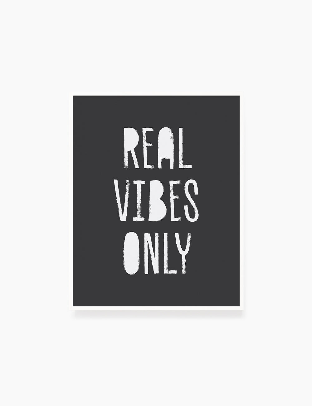 REAL VIBES ONLY. Authenticity Quote. Printable Poster. Printable Wall Art Quote. - PAPER MOON Art & Design