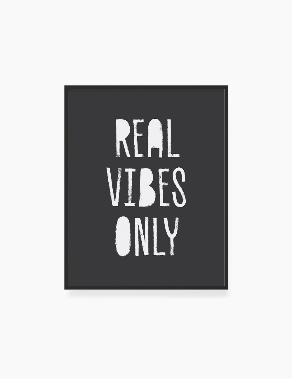 REAL VIBES ONLY. Authenticity Quote. Printable Poster. Printable Wall Art Quote. - PAPER MOON Art & Design