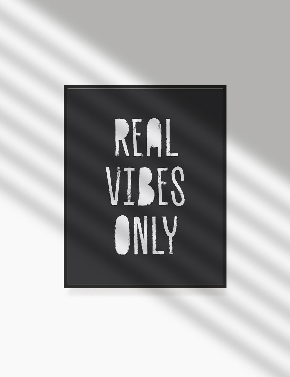 REAL VIBES ONLY. Authenticity Quote. Printable Poster. Printable Wall Art Quote. - PAPER MOON Art & Design