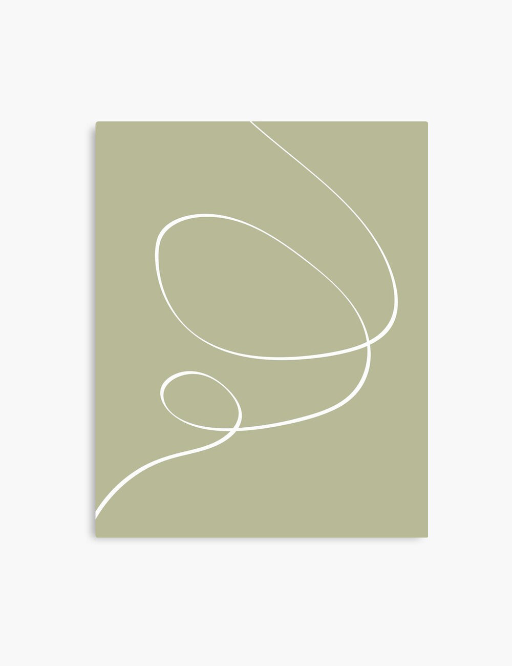 MINIMAL LINE ART. Abstract. Boho. Green. Printable Wall Art Illustration. - PAPER MOON Art & Design