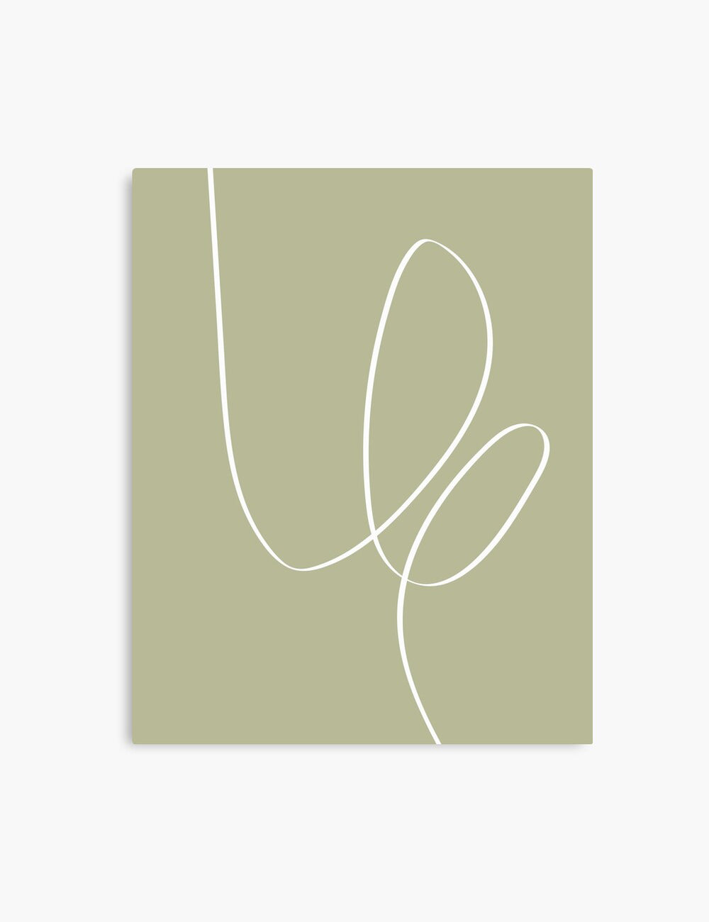 MINIMAL LINE ART. Abstract. Boho. Green. Printable Wall Art Illustration. - PAPER MOON Art & Design