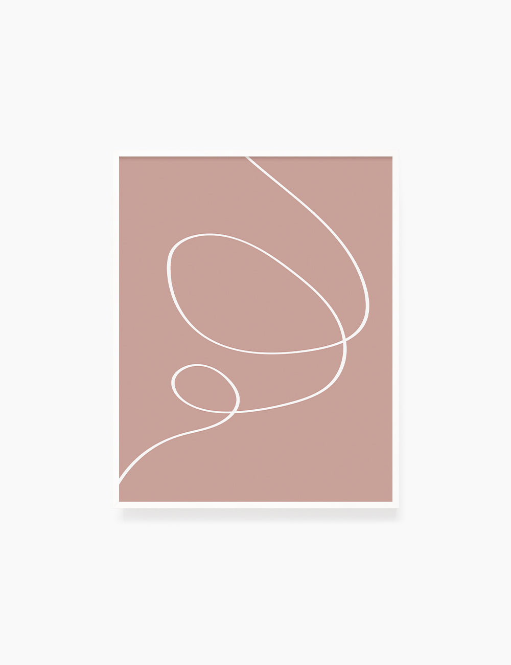 MINIMAL LINE ART. Abstract. Boho. Blush. Rose. Pale Red. Printable Wall Art Illustration. - PAPER MOON Art & Design