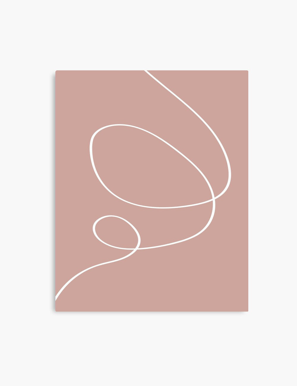 MINIMAL LINE ART. Abstract. Boho. Blush. Rose. Pale Red. Printable Wall Art Illustration. - PAPER MOON Art & Design