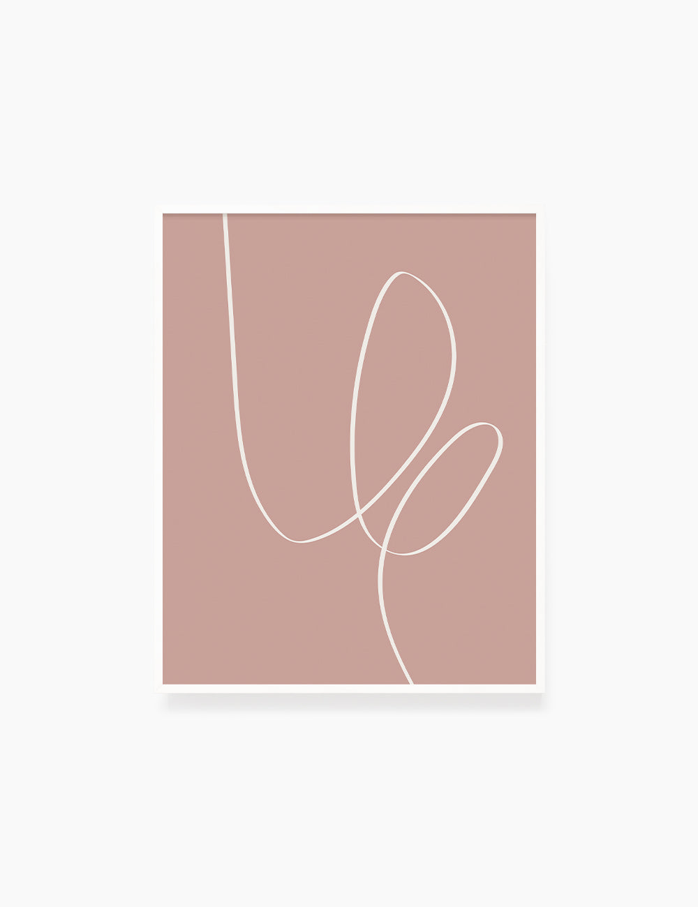 MINIMAL LINE ART. Abstract. Boho. Blush. Rose. Pale Red. Printable Wall Art Illustration. - PAPER MOON Art & Design