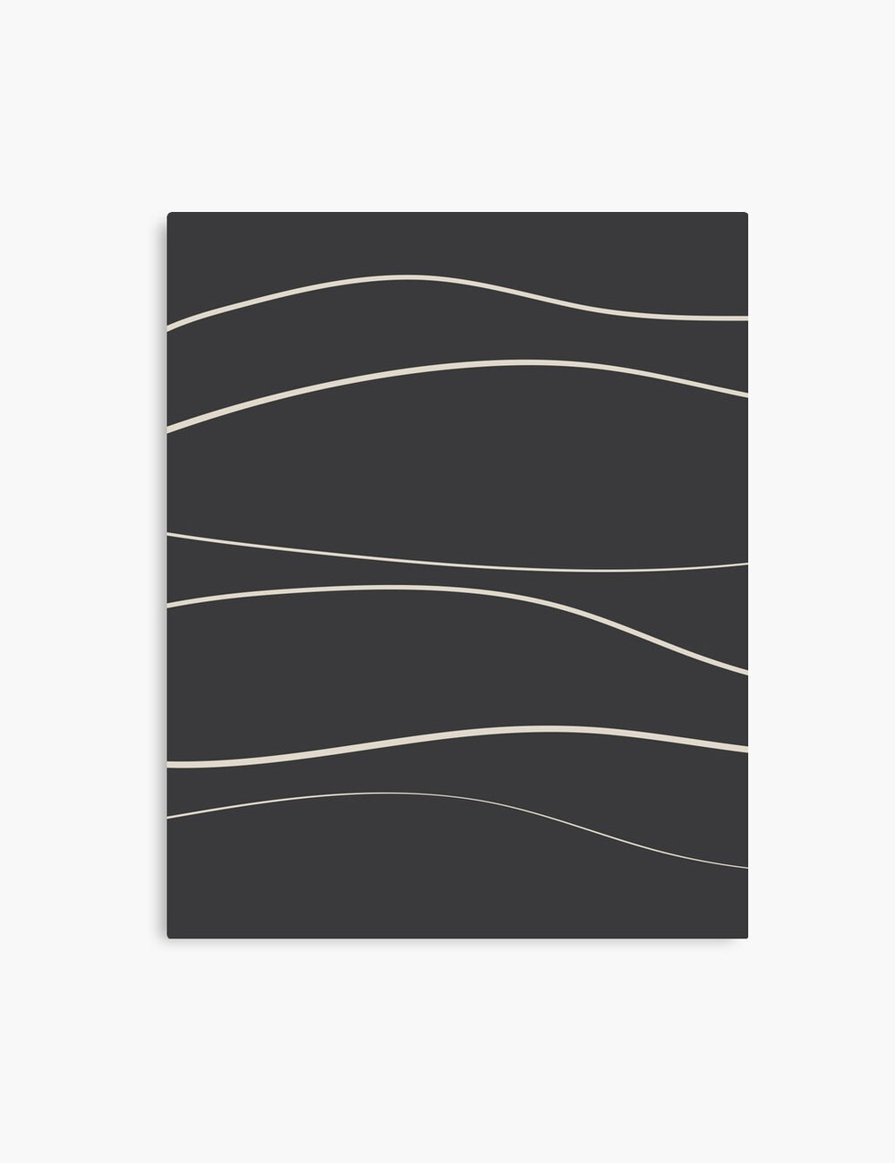 MINIMAL LINE ART. Abstract Waves. Boho. Black and White. Printable Wall Art Illustration. - PAPER MOON Art & Design