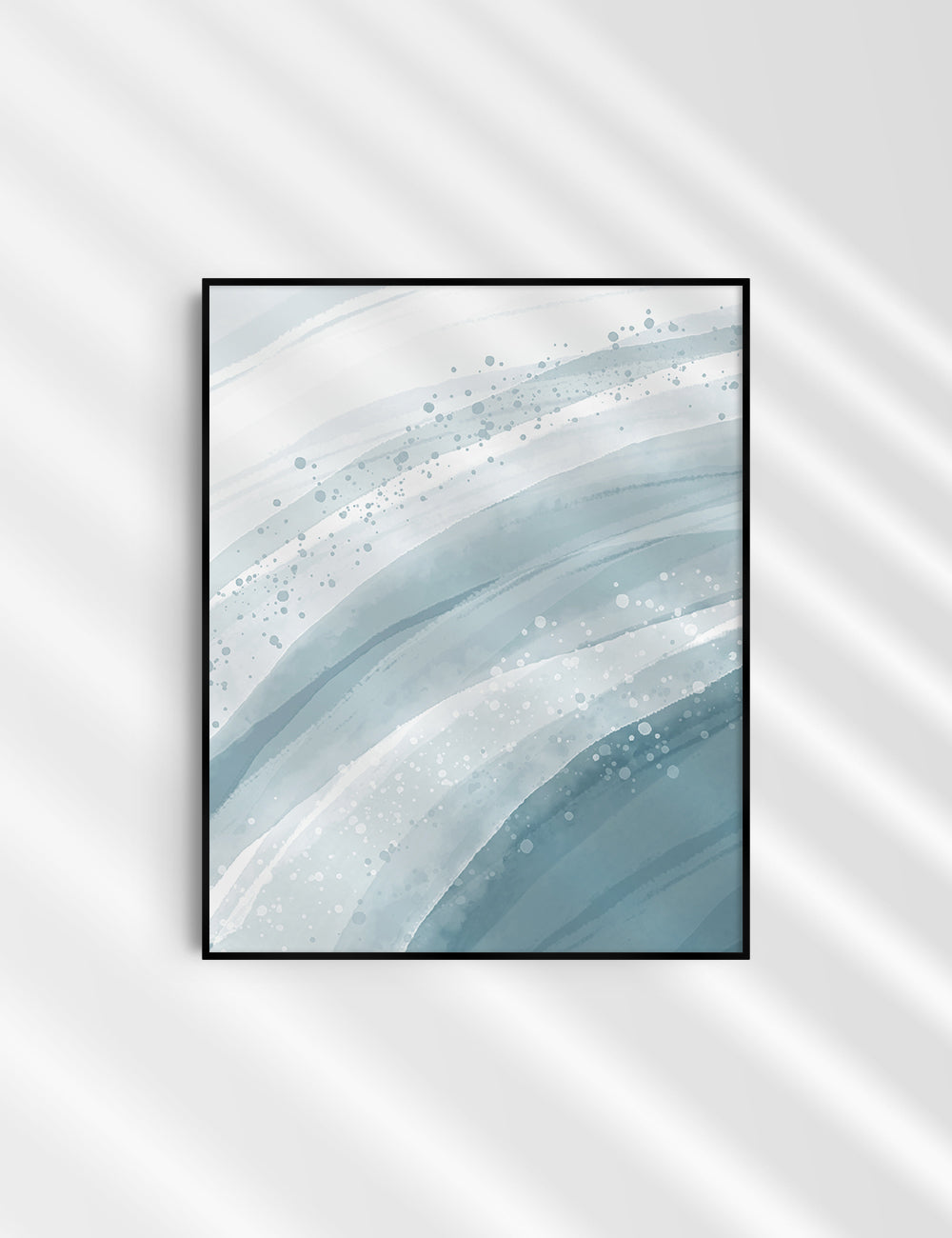 WATERCOLOR ABSTRACT. Blue Aesthetic. Abstract Watercolor Painting. Printable Wall Art. - PAPER MOON Art & Design