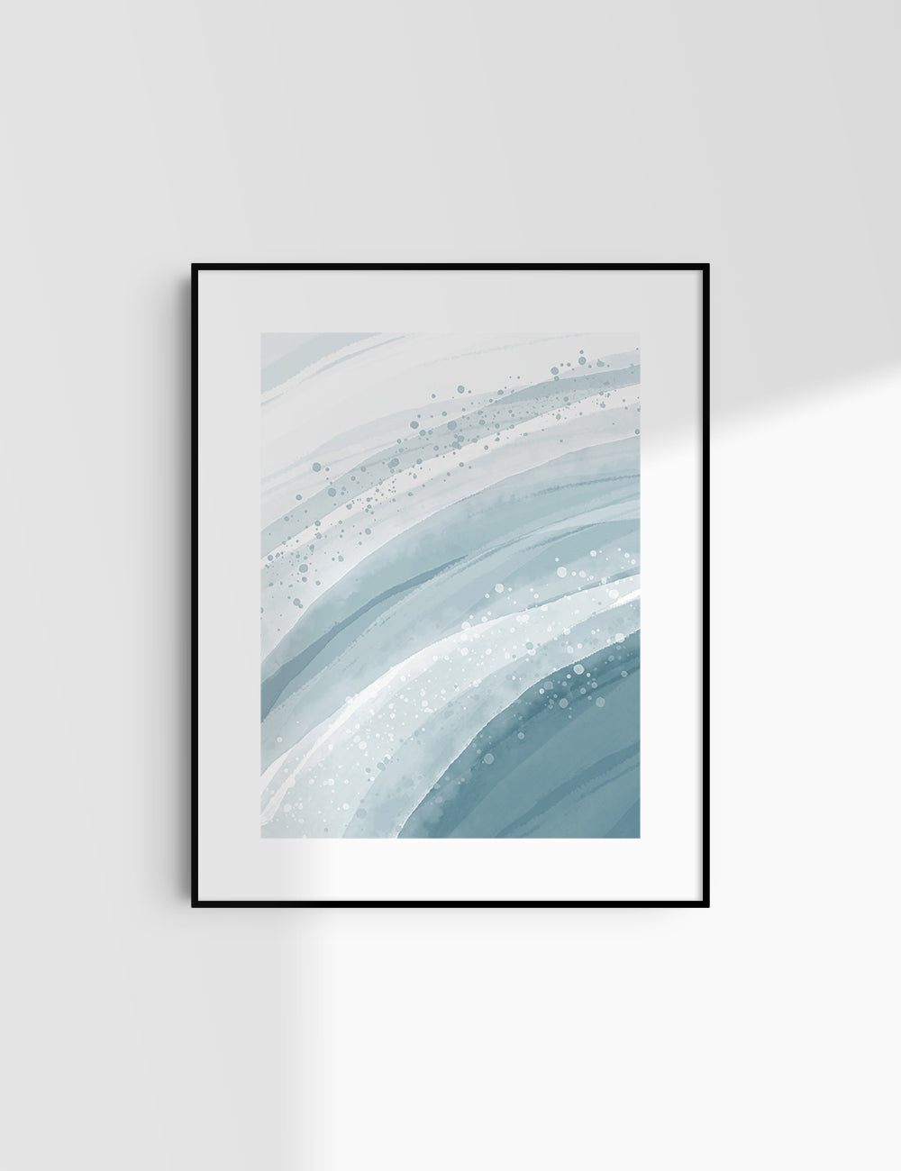 WATERCOLOR ABSTRACT. Blue Aesthetic. Abstract Watercolor Painting. Printable Wall Art. - PAPER MOON Art & Design