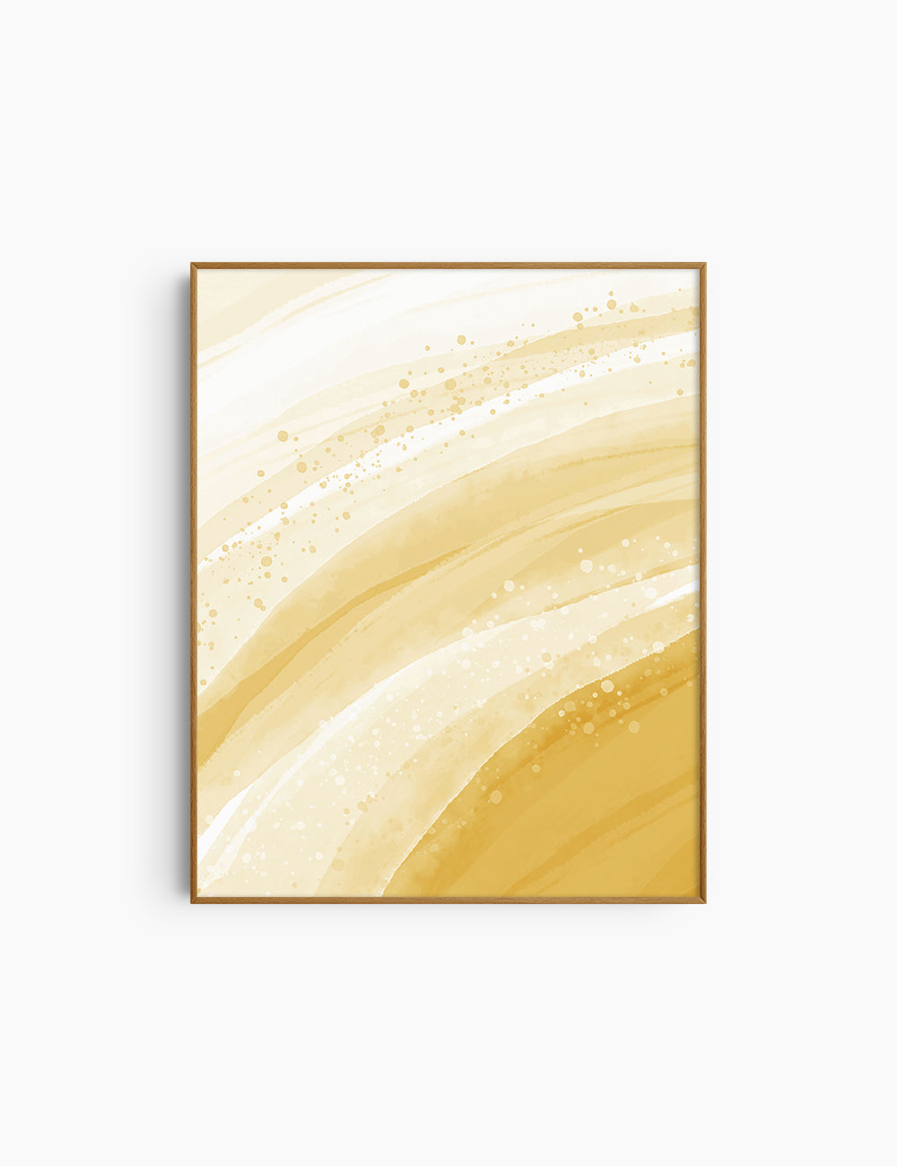 WATERCOLOR ABSTRACT. Yellow Aesthetic. Abstract Watercolor Painting. Printable Wall Art. - PAPER MOON Art & Design