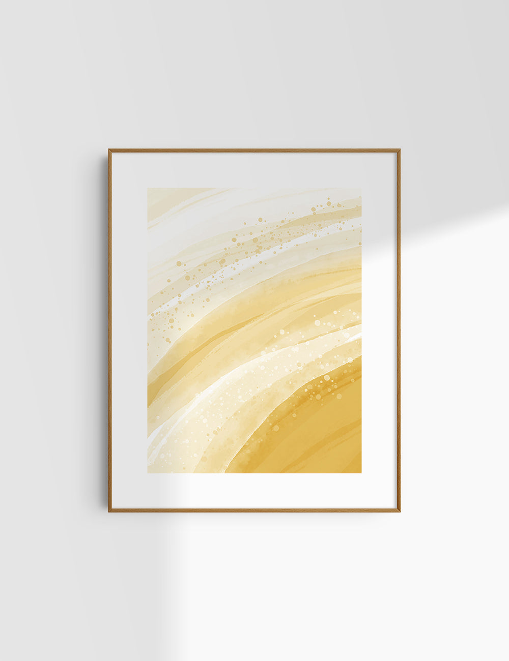 WATERCOLOR ABSTRACT. Yellow Aesthetic. Abstract Watercolor Painting. Printable Wall Art. - PAPER MOON Art & Design