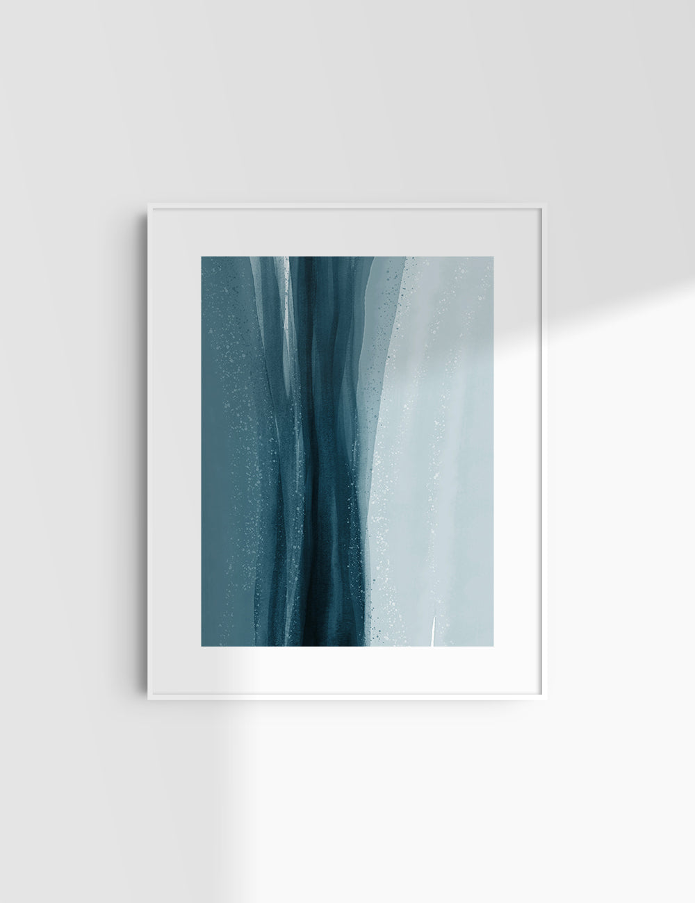 WATERCOLOR ABSTRACT. Blue Aesthetic. Abstract Watercolor Painting. Printable Wall Art. - PAPER MOON Art & Design