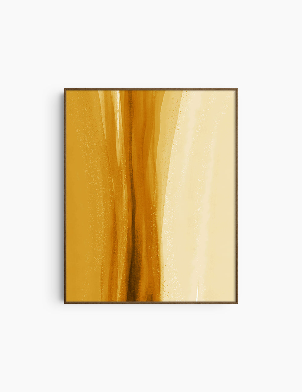 WATERCOLOR ABSTRACT. Yellow Gold Aesthetic. Abstract Watercolor Painting. Printable Wall Art. - PAPER MOON Art & Design
