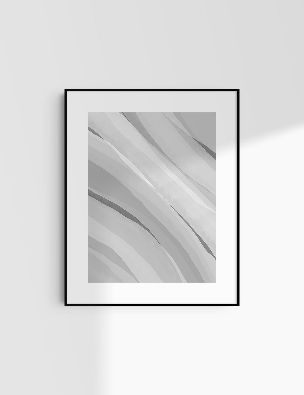 WATERCOLOR ABSTRACT. Shades of Grey. Aesthetic. Minimalist. Abstract Watercolor Painting. Printable Wall Art. - PAPER MOON Art & Design