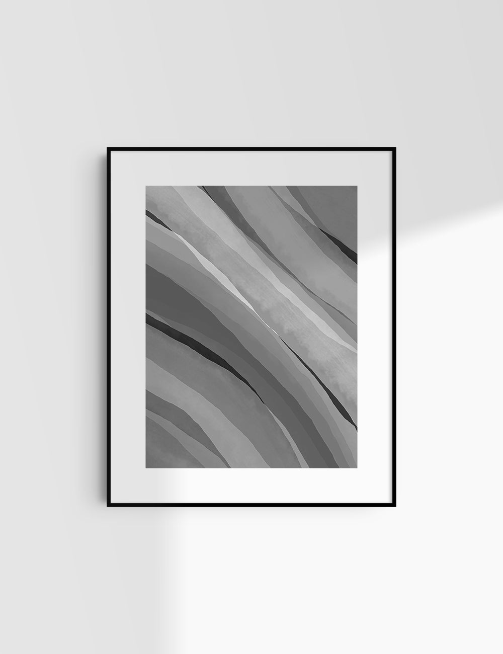 WATERCOLOR ABSTRACT. Shades of Grey. Aesthetic. Minimalist. Abstract Watercolor Painting. Printable Wall Art. - PAPER MOON Art & Design