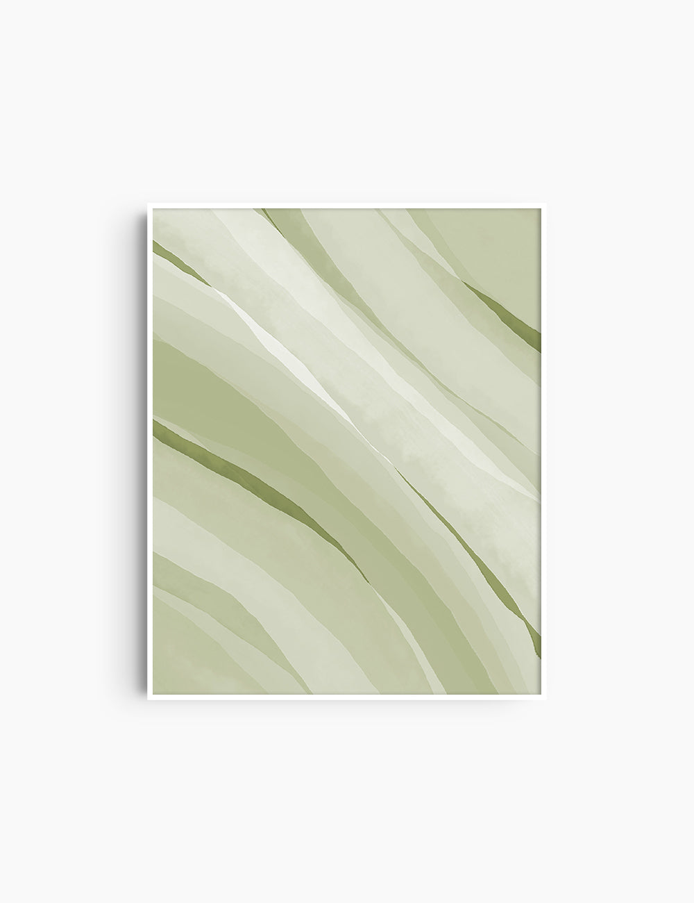 LIGHT GREEN WATERCOLOR ABSTRACT. Aesthetic. Minimalist. Abstract Watercolor Painting. Printable Wall Art. - PAPER MOON Art & Design