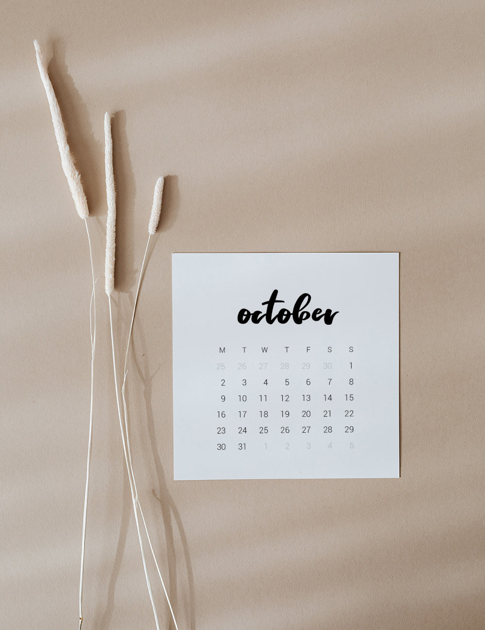 2023 Calendar | 3x3 | 2x2 | Printable Mini Calendar 2023 | Planner Cards | Minimal Aesthetic | Clean Design |  PAPER MOON Art & Design