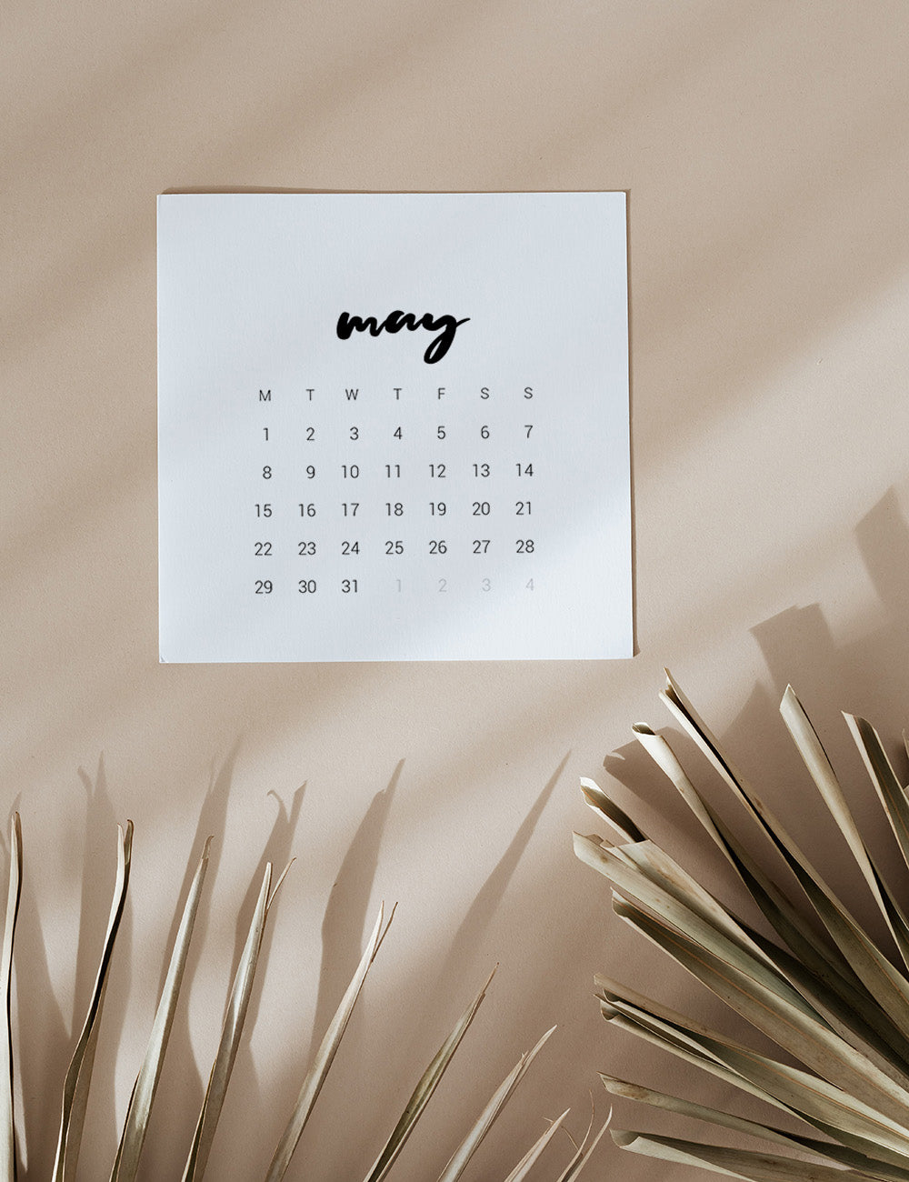 2023 Calendar | 3x3 | 2x2 | Printable Mini Calendar 2023 | Planner Cards | Minimal Aesthetic | Clean Design |  PAPER MOON Art & Design