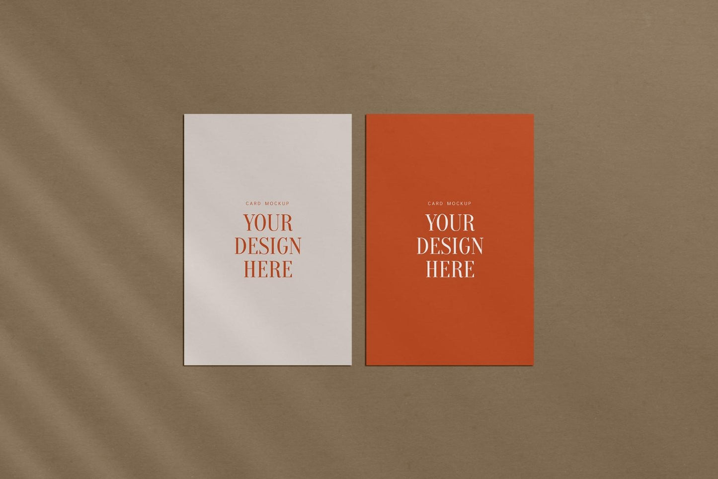 PAPER MOCKUP SET #2 | 4x6 Card Mockup | PSD Mockup