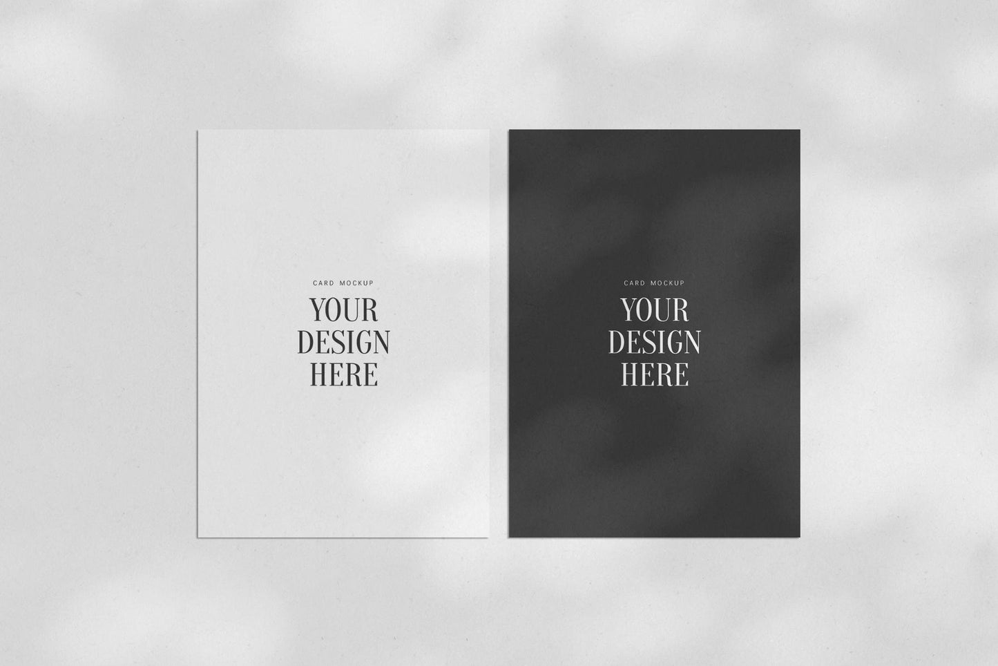 PAPER MOCKUP SET #1 | 5x7 Card Mockup | PSD Mockup