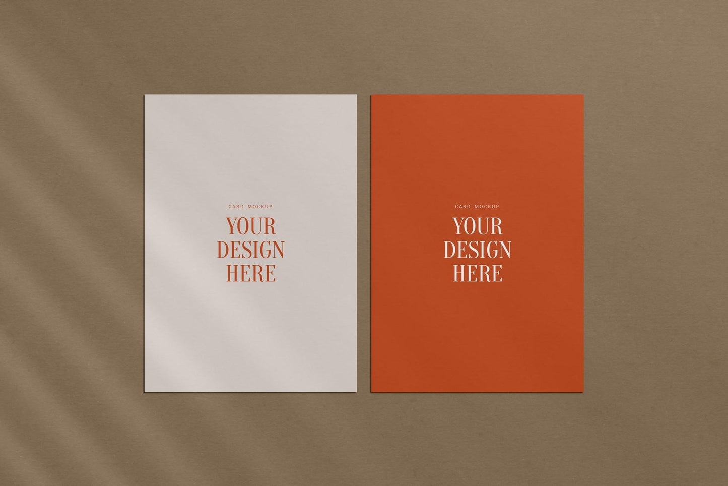 PAPER MOCKUP SET #1 | 5x7 Card Mockup | PSD Mockup