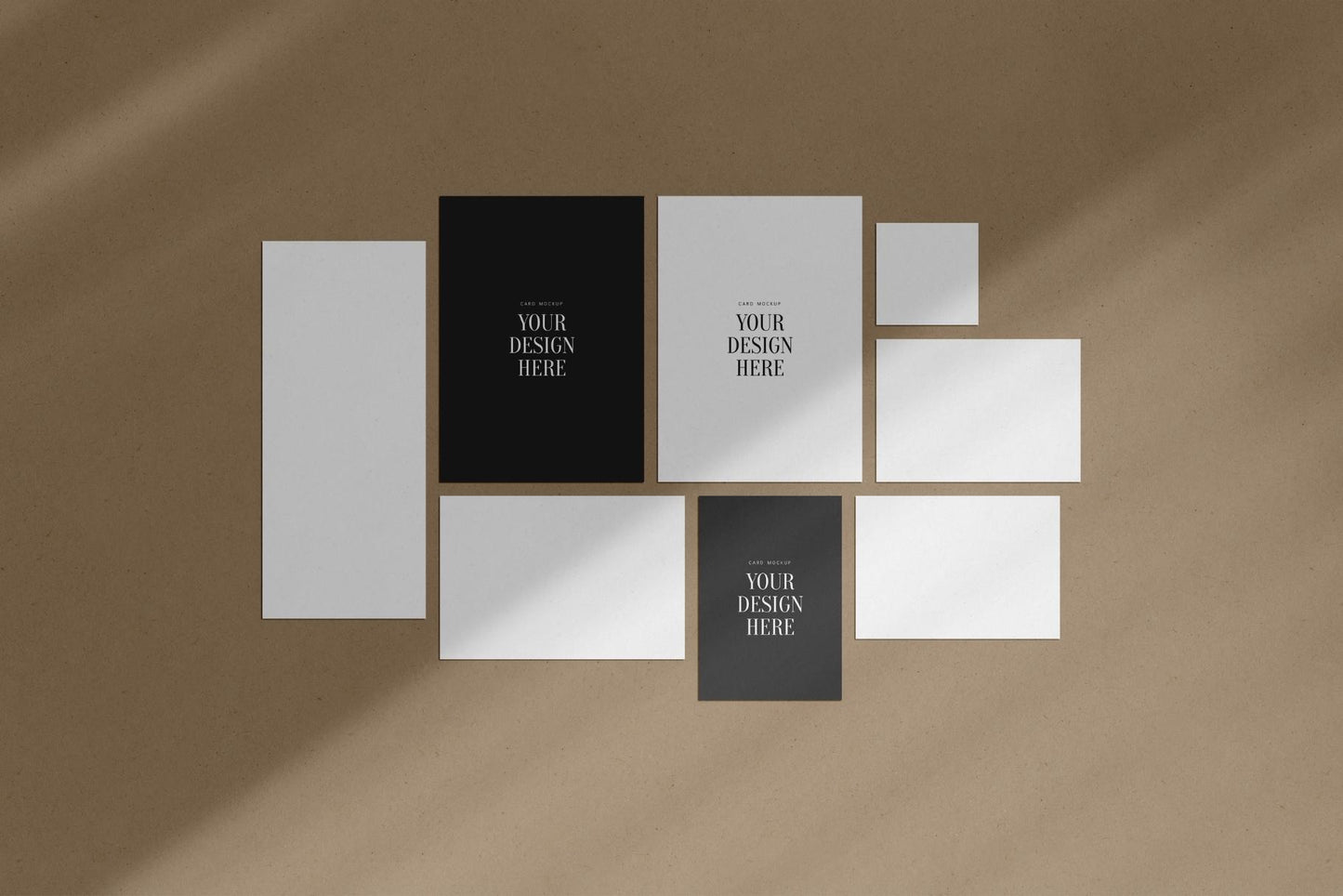 PAPER MOCKUP SET #10 | Stationery Mockup | Card Mockup | PSD Mockup
