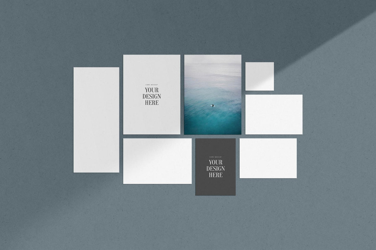 PAPER MOCKUP SET #10 | Stationery Mockup | Card Mockup | PSD Mockup