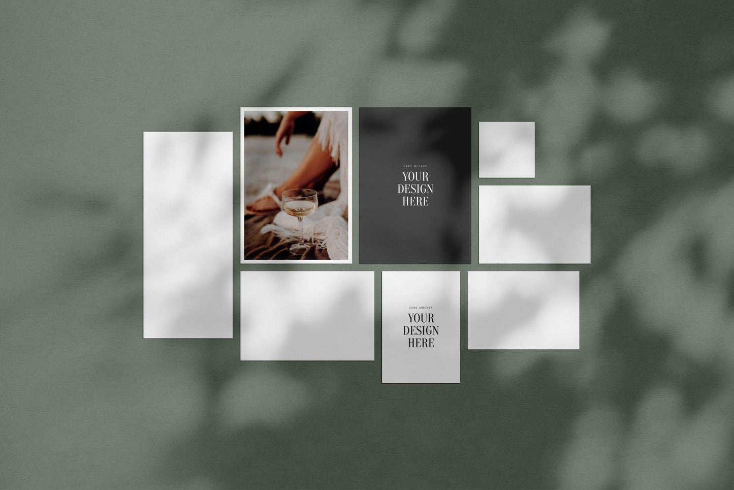 PAPER MOCKUP SET #10 | Stationery Mockup | Card Mockup | PSD Mockup