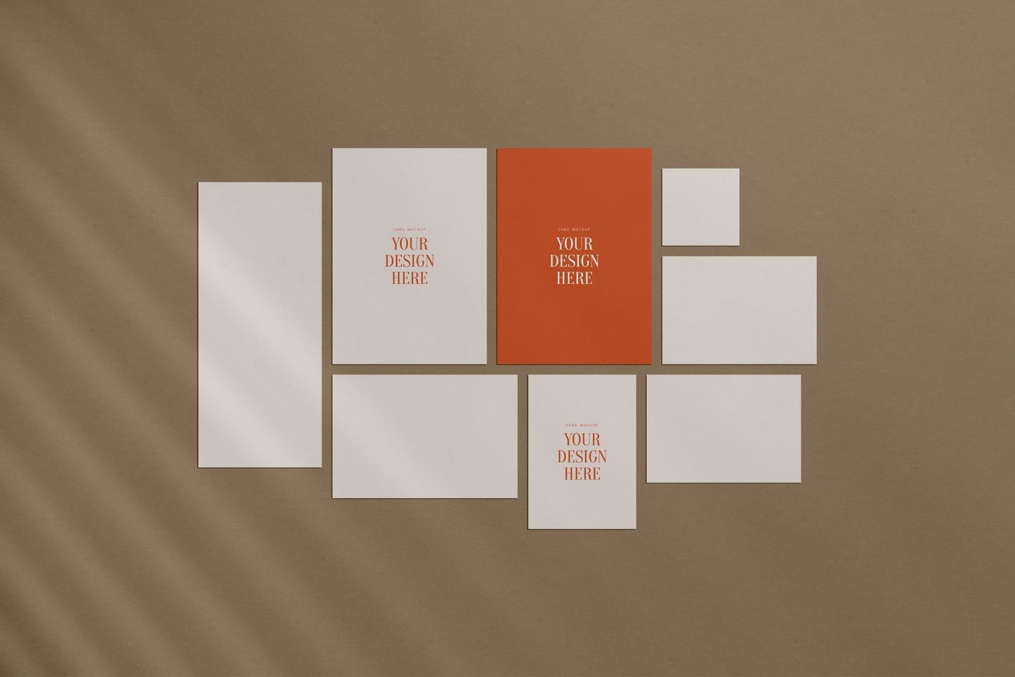 PAPER MOCKUP SET #10 | Stationery Mockup | Card Mockup | PSD Mockup
