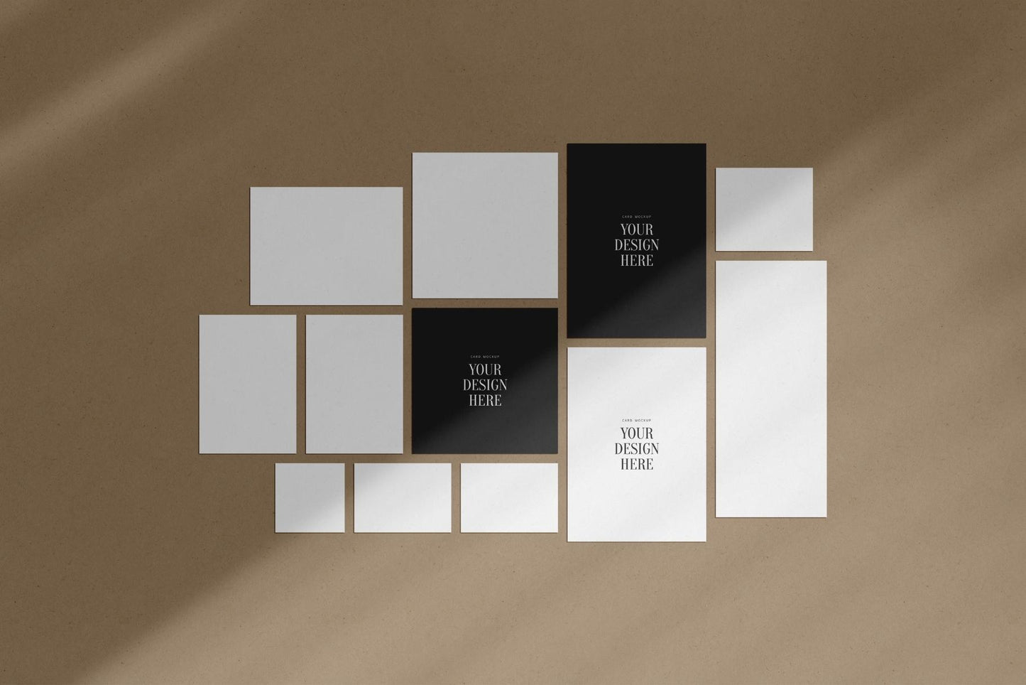 PAPER MOCKUP SET #12 | Stationery Mockup | Card Mockup | PSD Mockup