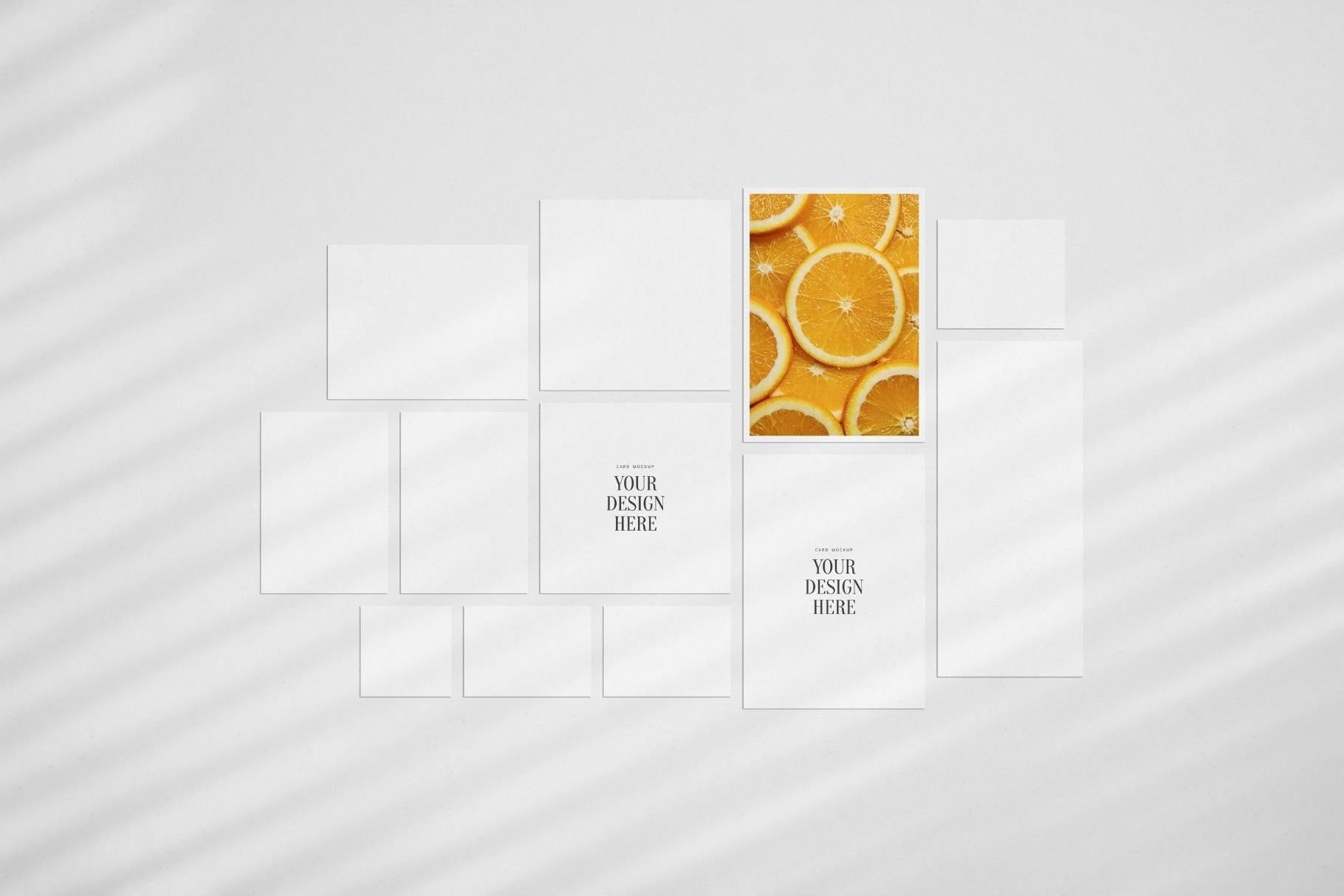 PAPER MOCKUP SET #12 | Stationery Mockup | Card Mockup | PSD Mockup