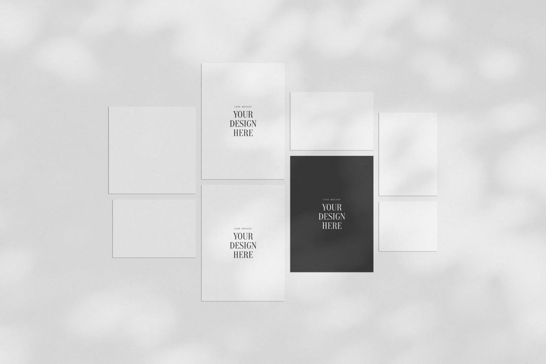 PAPER MOCKUP SET #13 | Stationery Mockup | Card Mockup | PSD Mockup