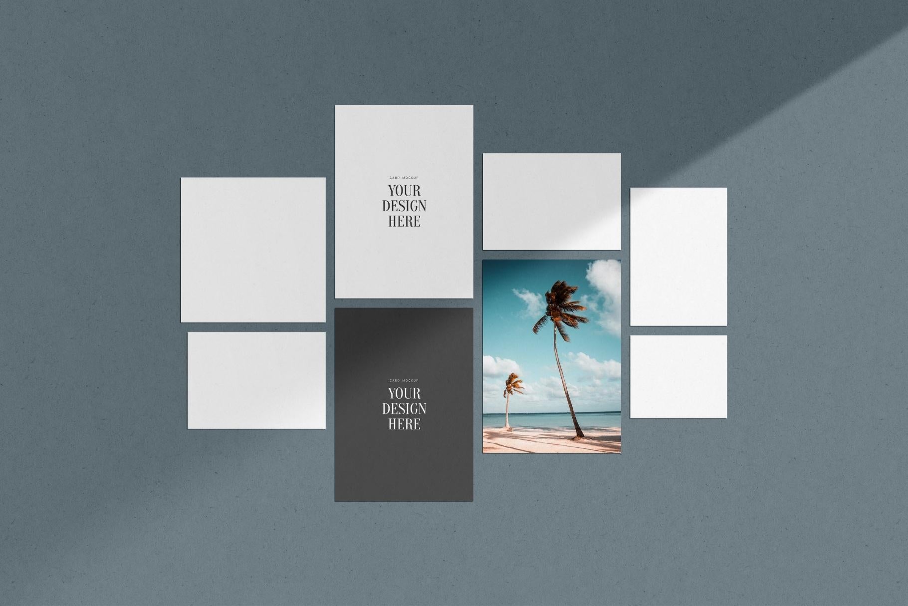 PAPER MOCKUP SET #13 | Stationery Mockup | Card Mockup | PSD Mockup