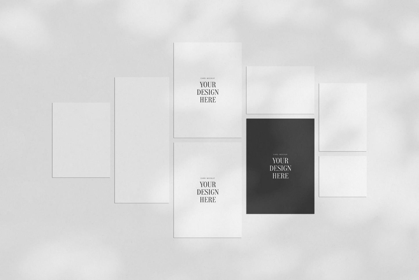 PAPER MOCKUP SET #14 | Stationery Mockup | Card Mockup | PSD Mockup