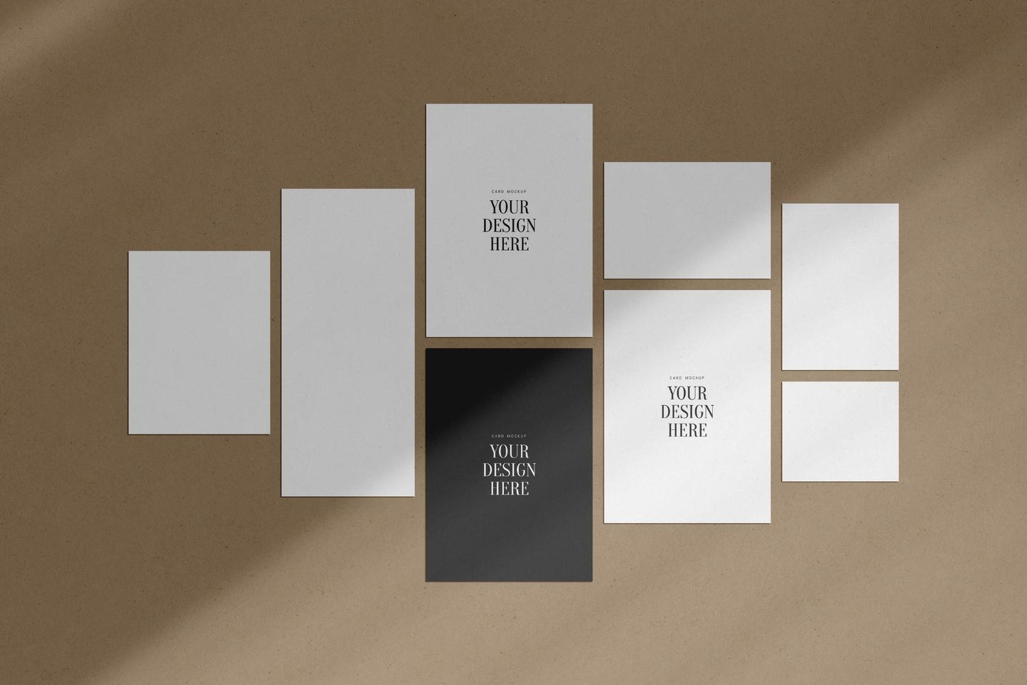 PAPER MOCKUP SET #14 | Stationery Mockup | Card Mockup | PSD Mockup