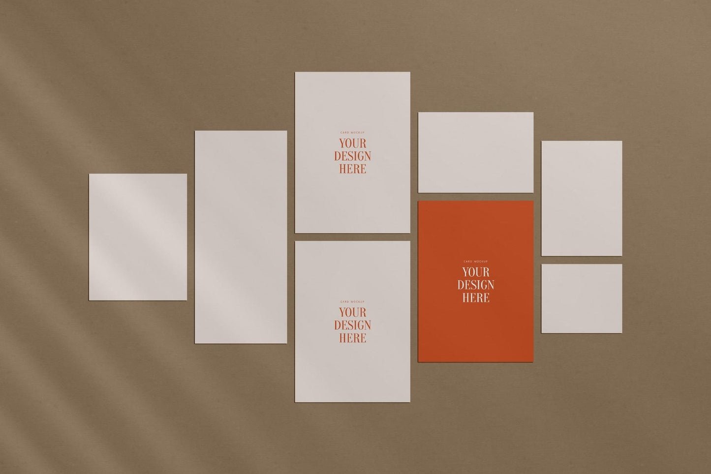 PAPER MOCKUP SET #14 | Stationery Mockup | Card Mockup | PSD Mockup