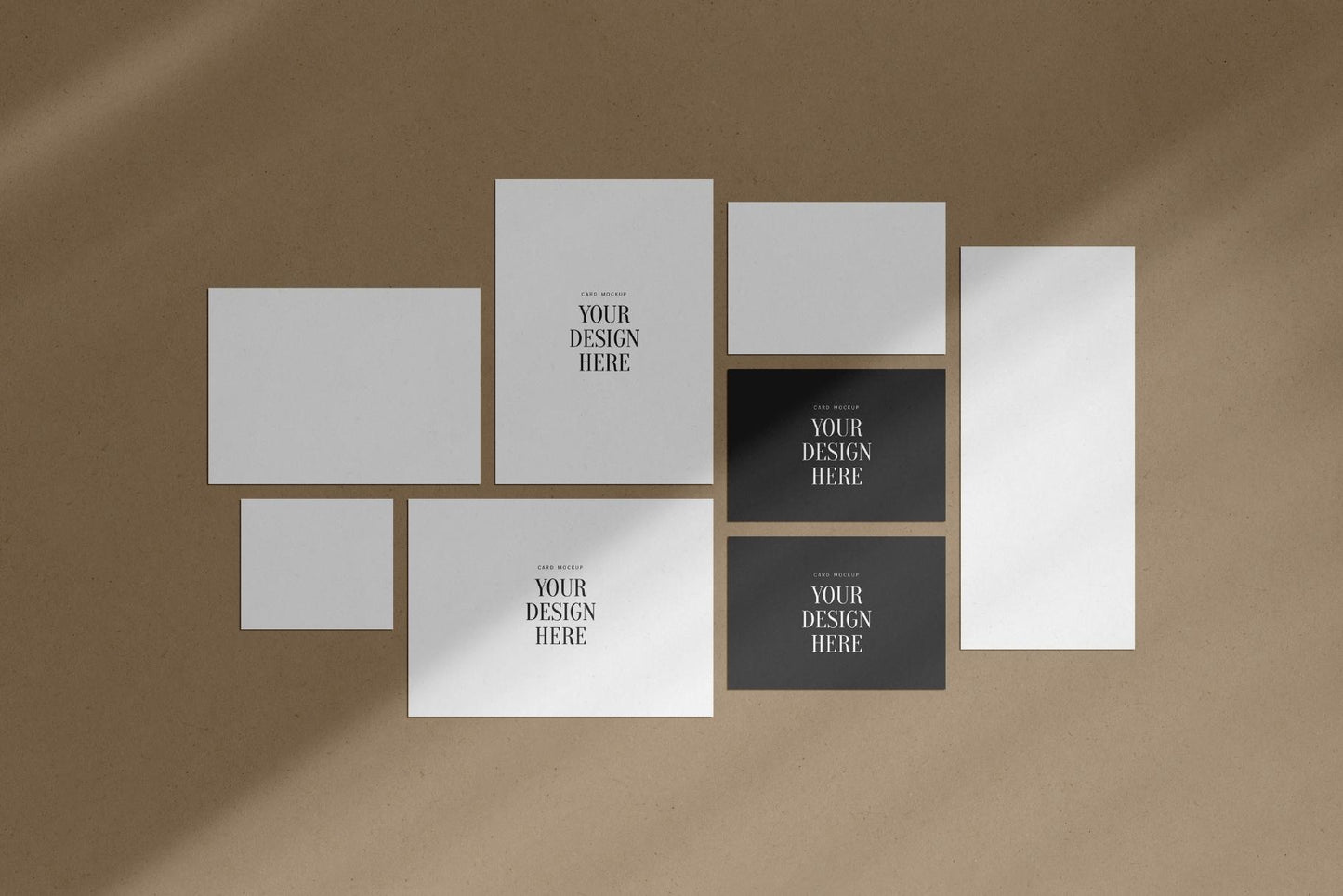 PAPER MOCKUP SET #15 | Stationery Mockup | Card Mockup | PSD Mockup