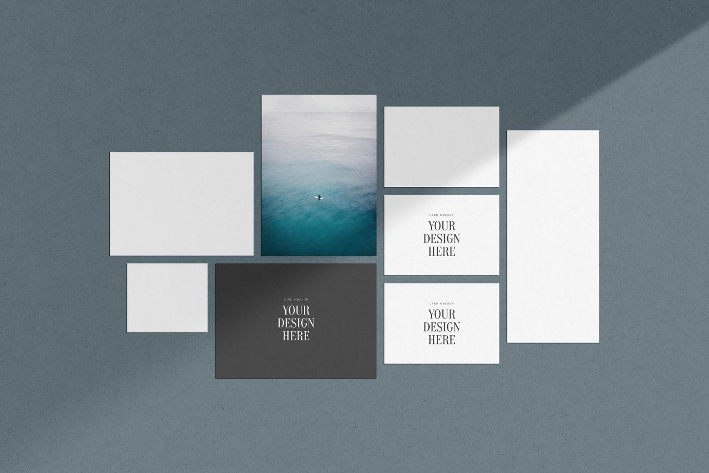 PAPER MOCKUP SET #15 | Stationery Mockup | Card Mockup | PSD Mockup