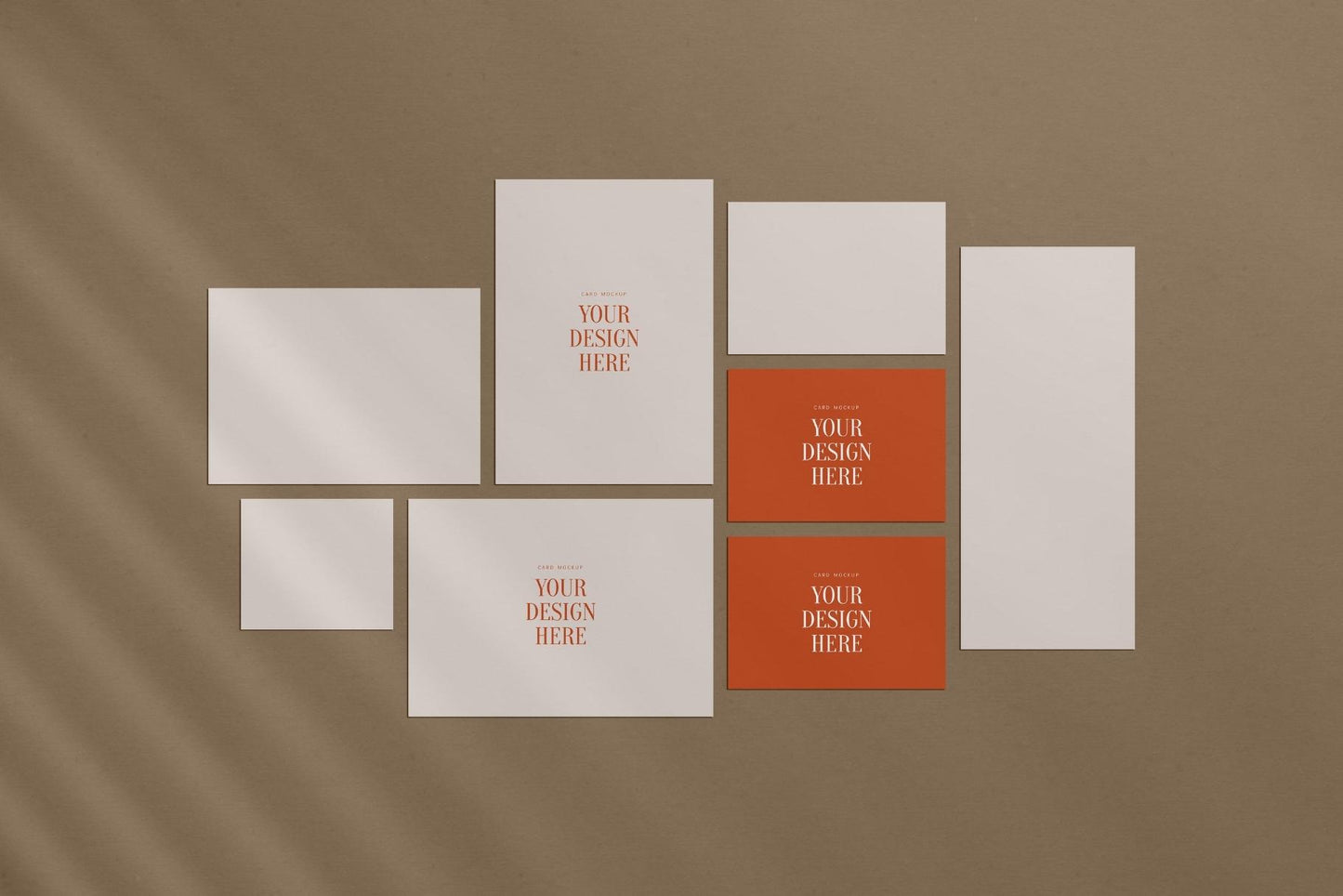 PAPER MOCKUP SET #15 | Stationery Mockup | Card Mockup | PSD Mockup