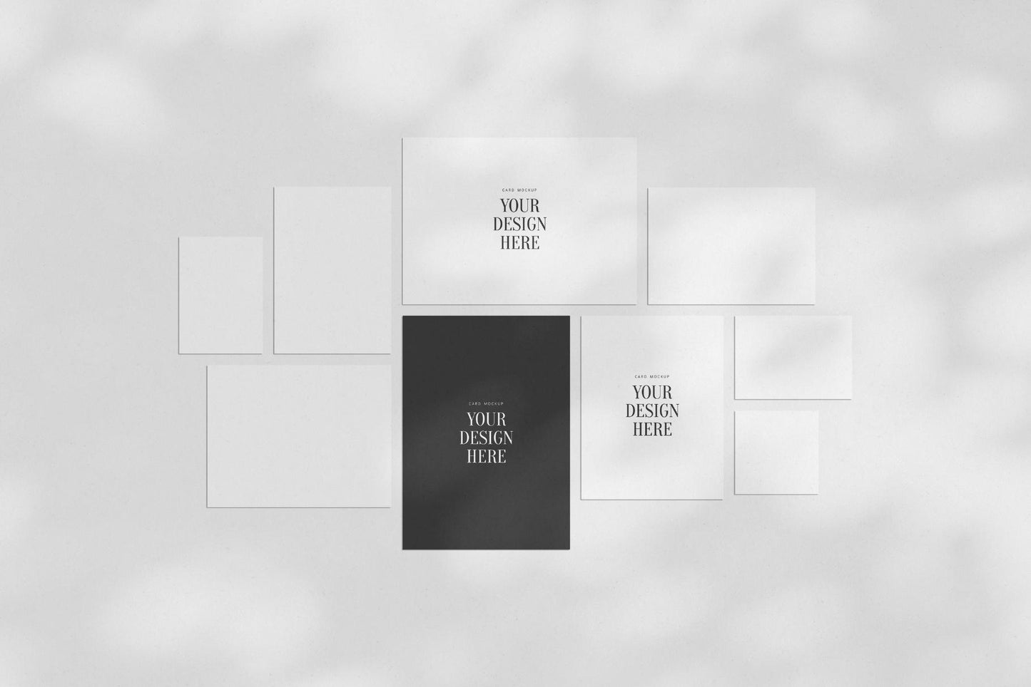 PAPER MOCKUP SET #16 | Stationery Mockup | Card Mockup | PSD Mockup