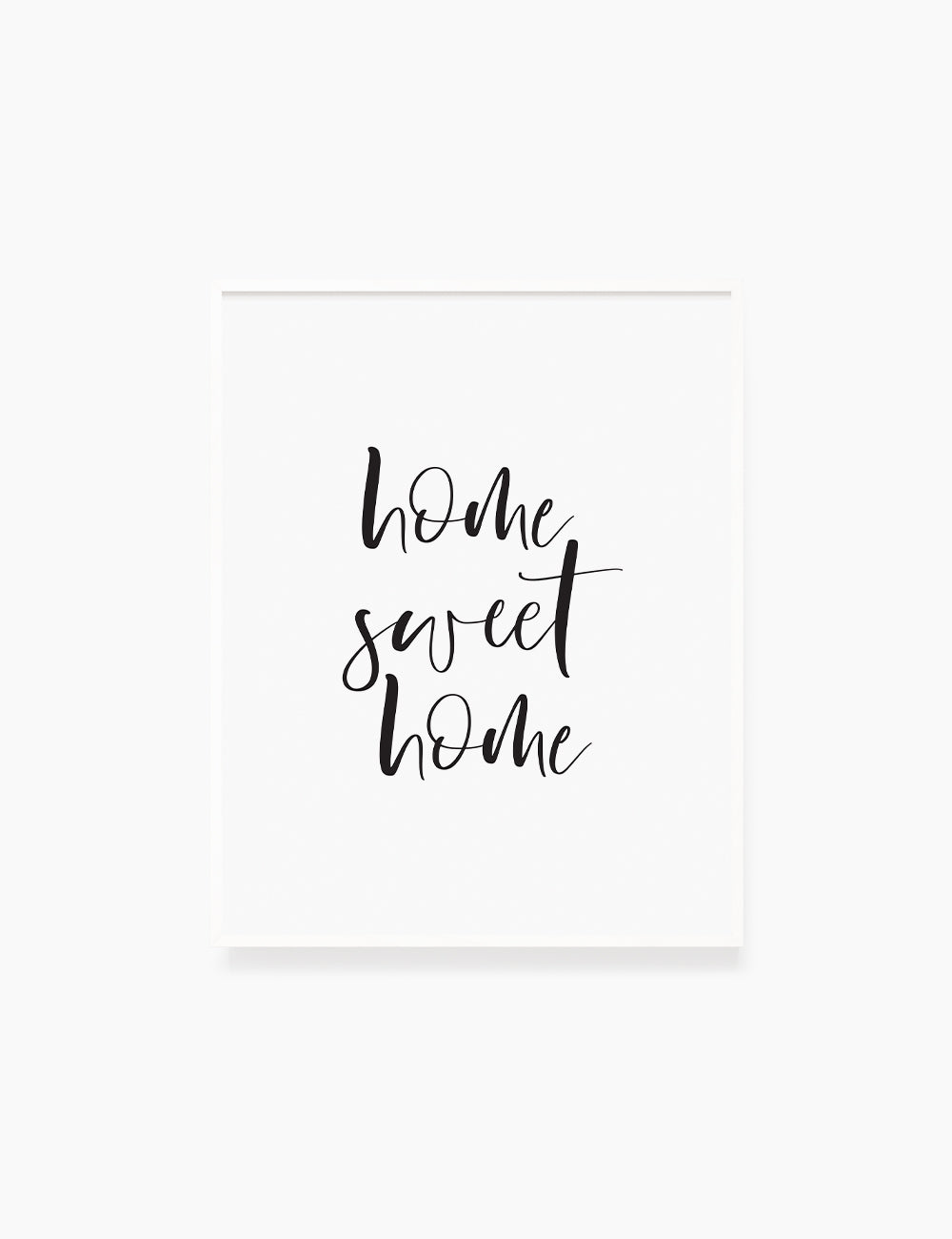 Printable Wall Art Quote: HOME SWEET HOME Printable Poster. WA016 - Paper Moon Art & Design