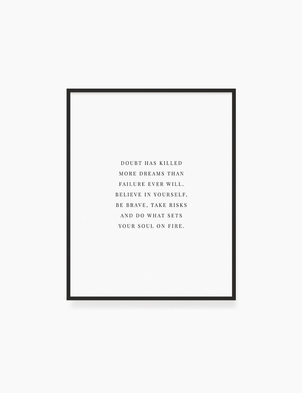 Printable Wall Art Quote: BE BRAVE. TAKE RISKS. Printable Poster. Inspirational Quote. Motivational Quote. WA028 - Paper Moon Art & Design