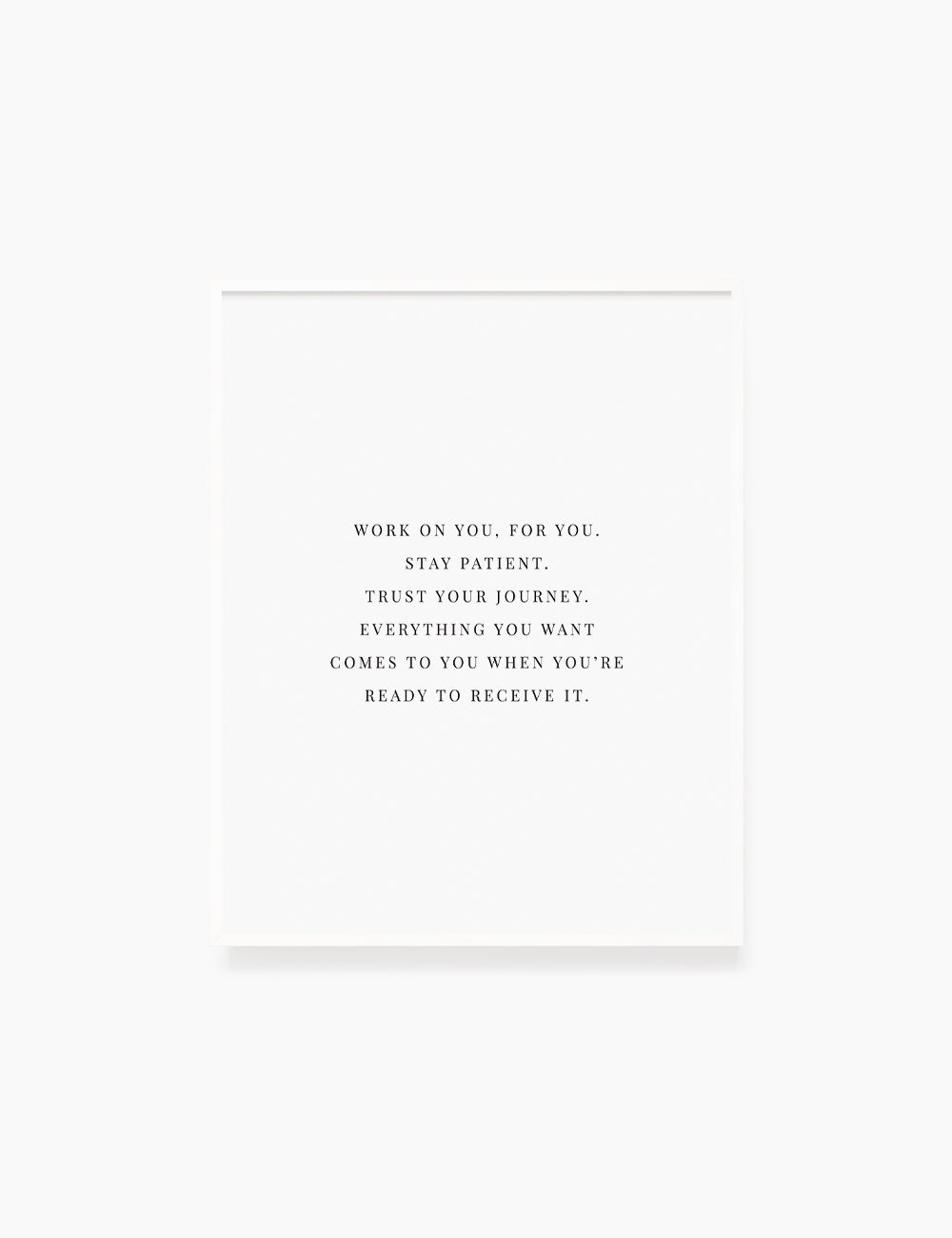 Printable Wall Art Quote: TRUST YOUR JOURNEY. Printable Poster. Self-growth. Personal Development Quote. WA036 - Paper Moon Art & Design
