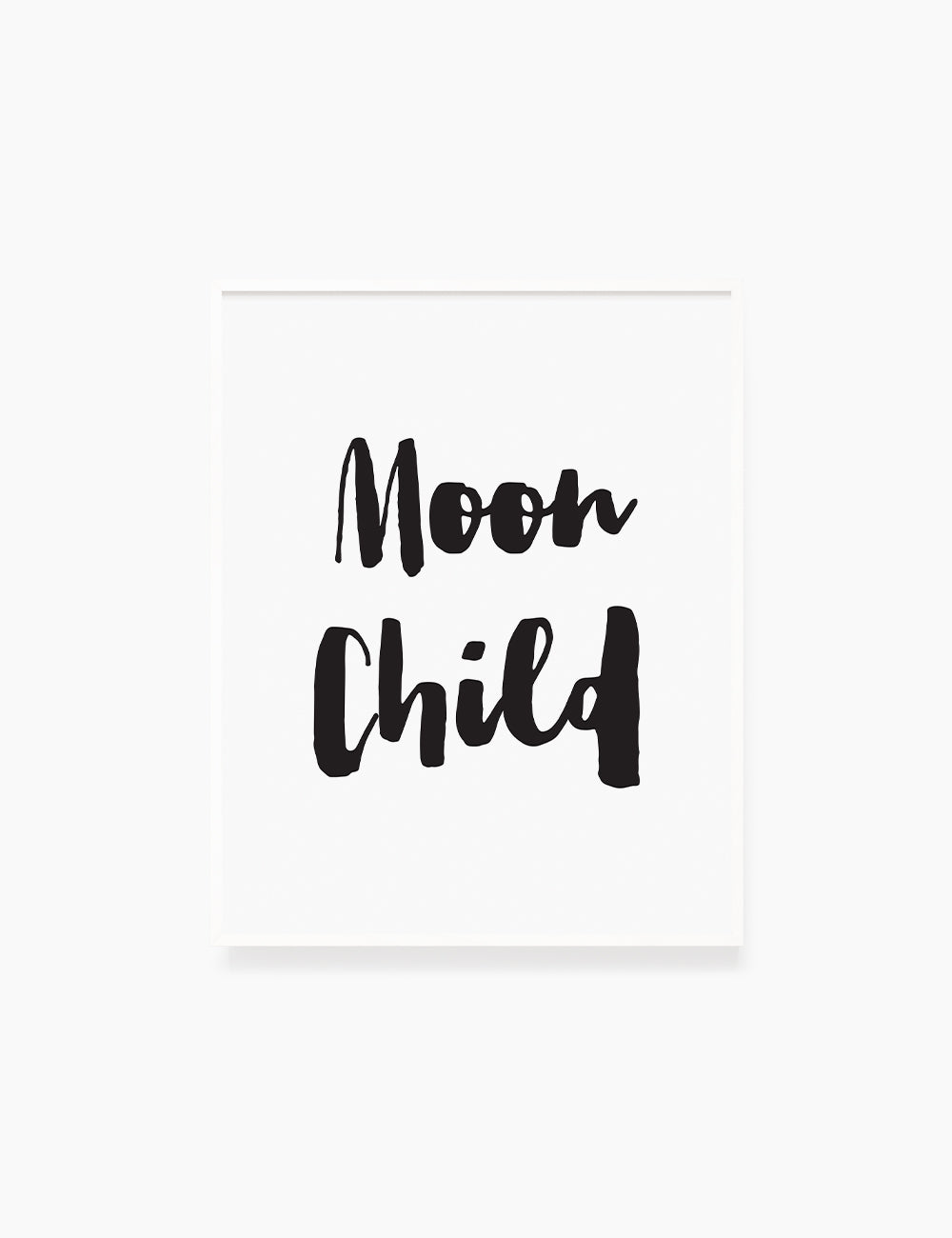 Printable Wall Art Quote: MOON CHILD. Printable Poster. Boho Quote. Astrology Quote. WA038 - Paper Moon Art & Design