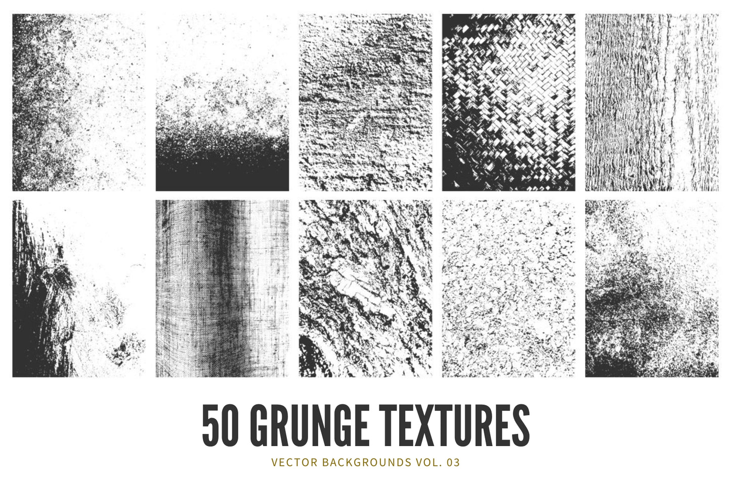 Vector Grunge Texture Backgrounds 03 Grungy Distressed Vector Illustrations
