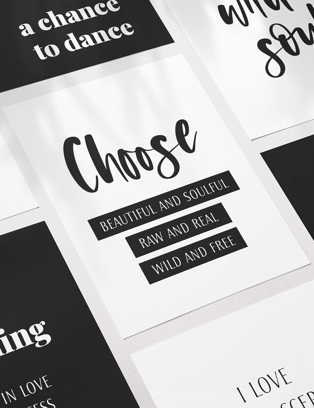 Vision Board Printables | Printable Vision Board Kit | Printable Affirmation Cards | Insprational & Motivational Quotes | Printable Quotes | Printable Journal & Planner Cards | 3.5x5 | 3x4 | 2x3 | PDF + JPEG | Planner Printables | Planner Accessories | Black and White | Clean Design | Minimal Aesthetic